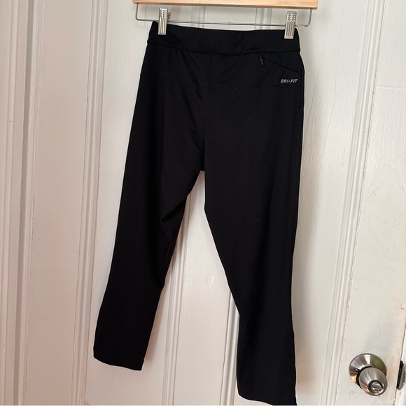 Nike Run Black Dri-Fit Cropped Leggings - Picture 3 of 6